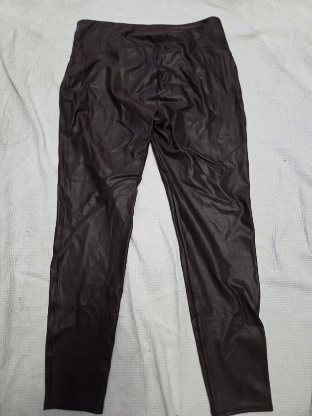 Time And Tru Faux Choco Brown Leather Pants In XXL